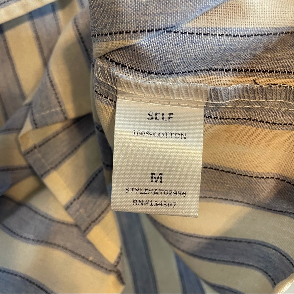 Lumiere Off Shoulder Ruffle Striped Blouse - Picture 6 of 10